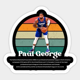 Paul George Vintage V1 Sticker